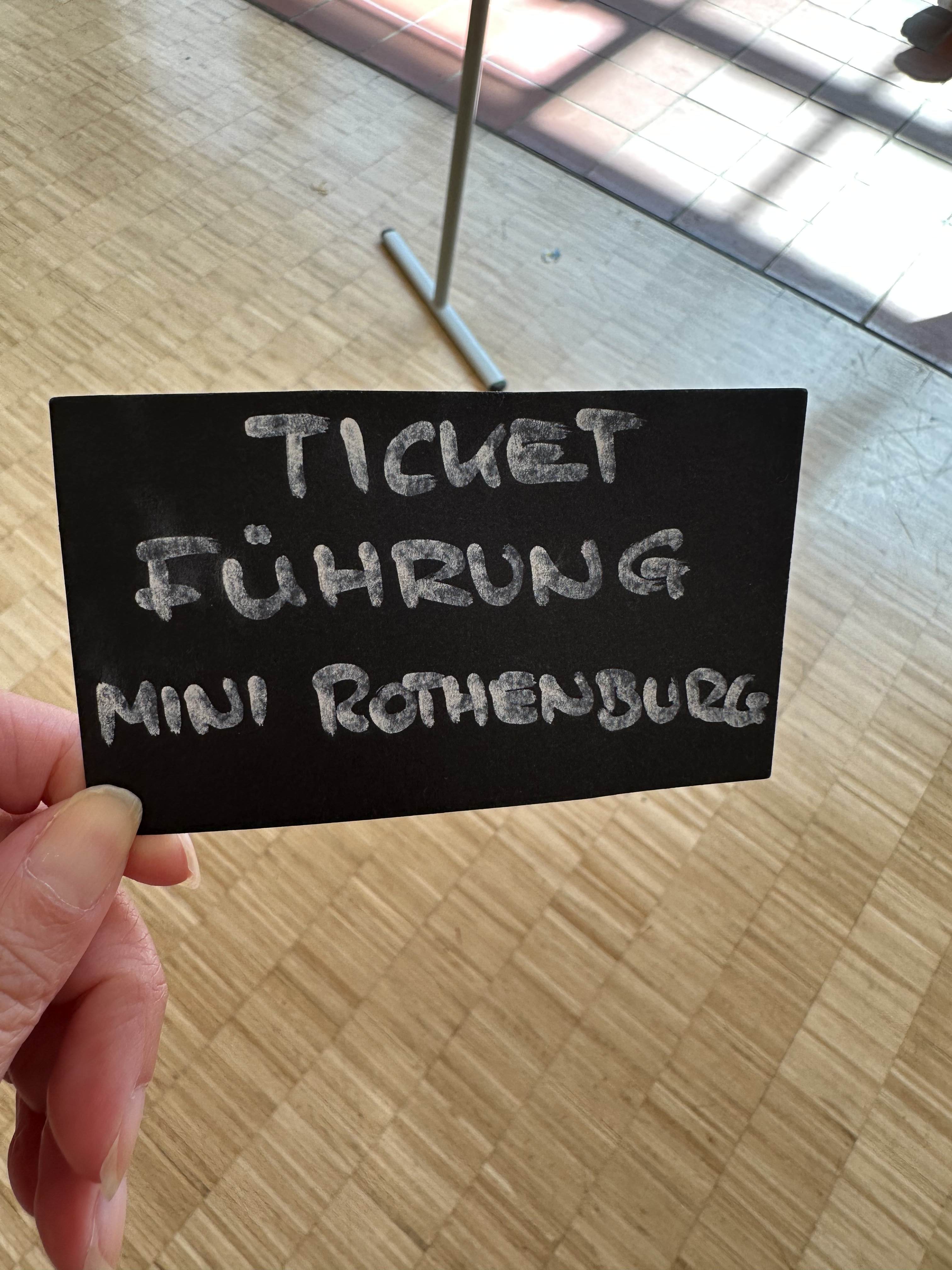 Tagesausflug: erlebt und entdeckt MINI-ROTHENBURG 