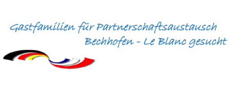 Gastfamilien für Partnerschaftsaustausch Bechhofen - Le Blanc gesucht